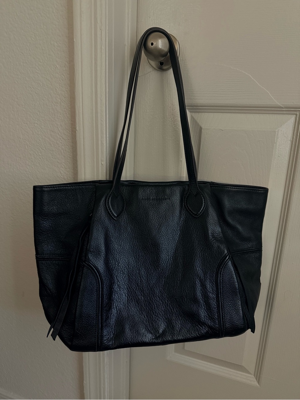 Aimee Kestenberg Black Leather Tote Bag